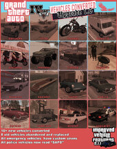 GTA V Cars to San Andreas Pack 1.6 [20.03.26 Update] 